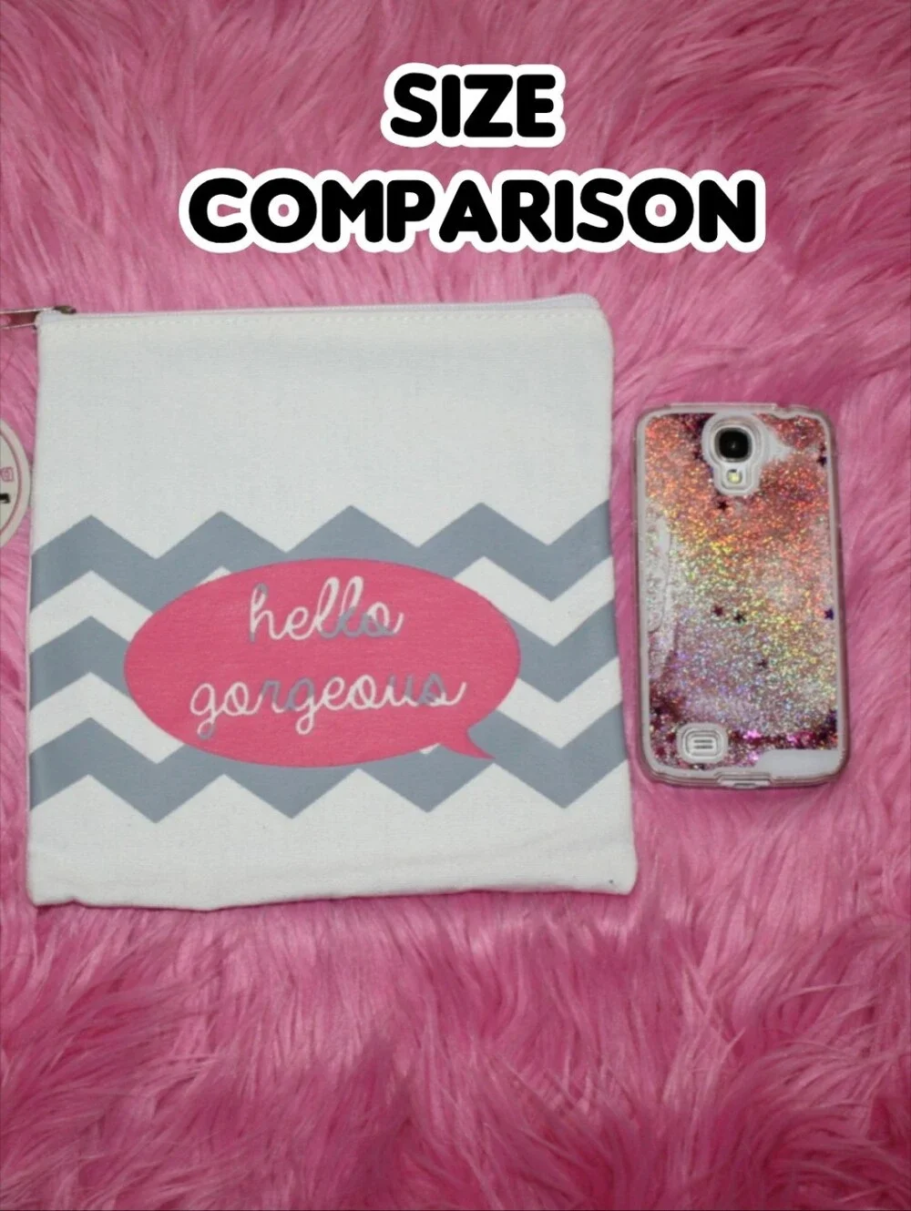NWT Hello Gorgeous Makeup Bag / All Purpose Pouch